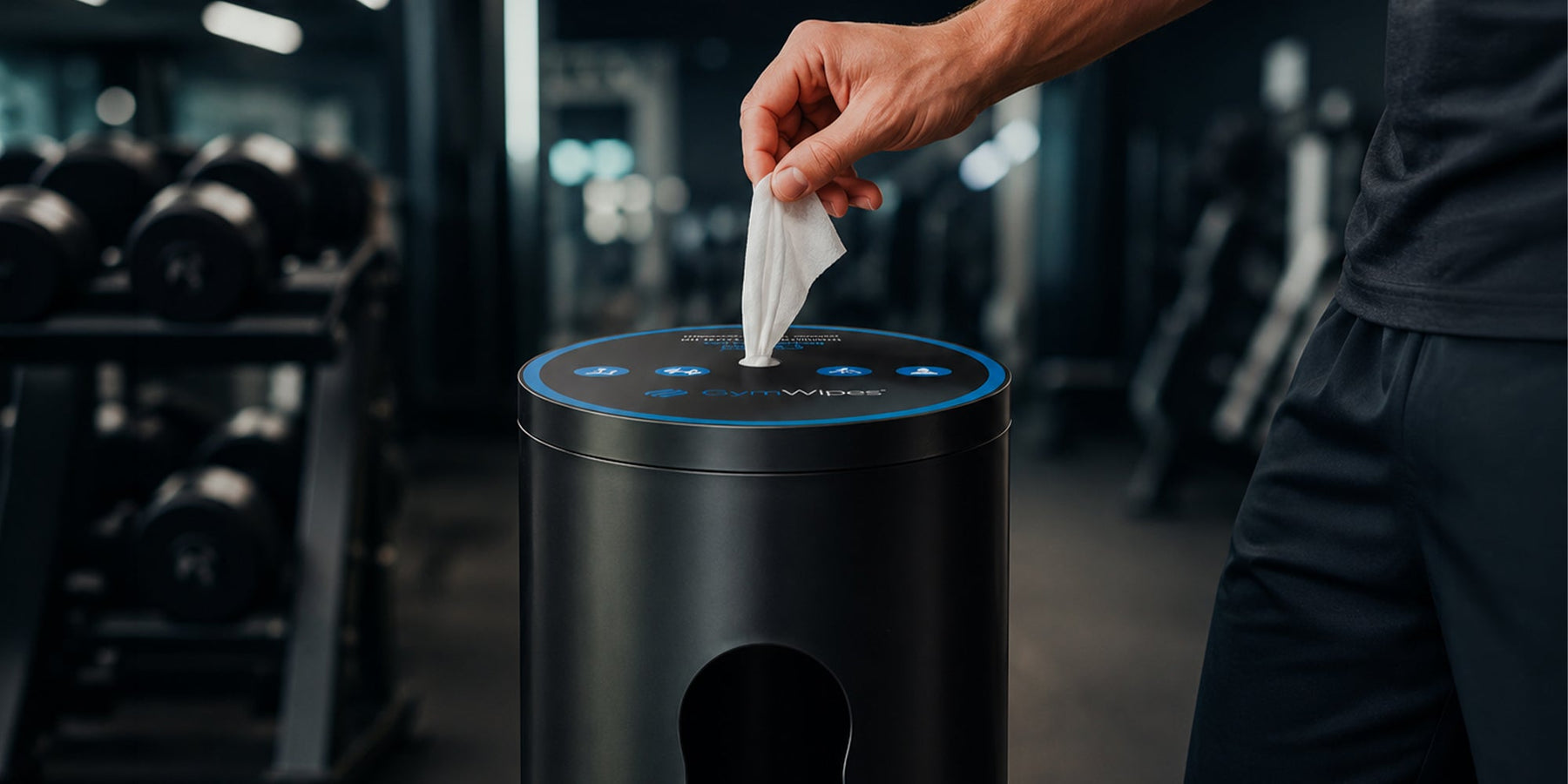 Why More UK Gyms Are Ditching Blue Roll and Spray for Antibacterial Wipes and Dispensers