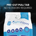 4x1000 Sheet Gym Wipes antibacterial refill pack with pre-cut pull tab for easy dispensing