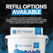 1000ct Refillable Bucket of antibacterial gym wipes for cleaning and disinfecting surfaces