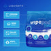 Bulk pack of 4,000 antibacterial, alcohol-free, recyclable multi-purpose wipes for hygienic cleaning