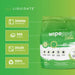 4x500 sheet multipurpose antibacterial hand and surface wet wipes, recyclable and alcohol-free for disinfecting various surfaces