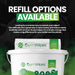 800 Sheet Gym Wipes® biodegradable antibacterial hand and surface wipes refillable bucket for gym cleaning
