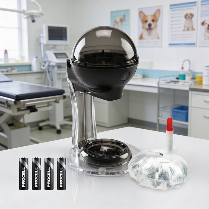 Germstar ONE Hand Sanitiser Dispenser 355ml black with spearmint refill and mounting accessories