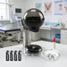 Germstar ONE Hand Sanitiser Dispenser 355ml black with spearmint refill and mounting accessories