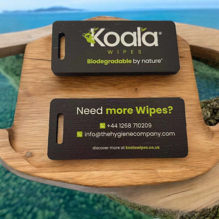 Koala Wipes® Exclusive Bamboo Key Ring: A Sustainable Statement for a Cleaner Planet - Grange Europe Ltd - Online Store