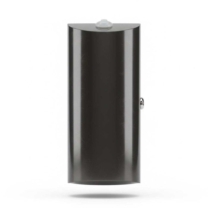 Gunmetal grey brushed stainless steel wet wipes dispenser wall-mounted with sleek durable design