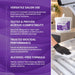 Liquidate® Sunbed & Salon antibacterial wipes in a white refill bucket with purple label and 800-sheet capacity.