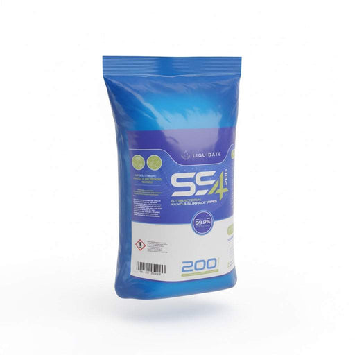 Liquidate SS4 Multi-Purpose Wipes 6-roll eco-friendly antibacterial surface cleaning pack