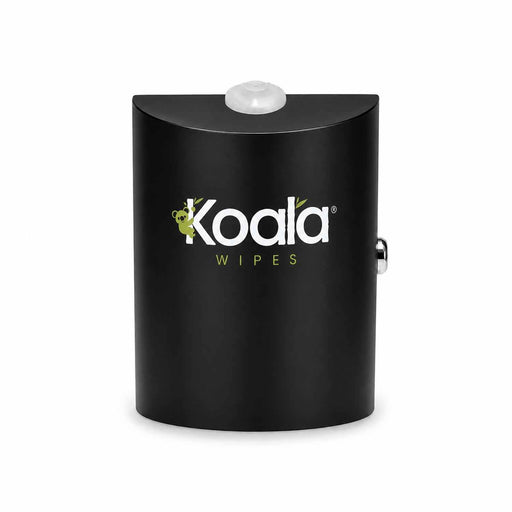 Koala Wipes stainless steel desktop wet wipes dispenser in matt black with sleek, compact design