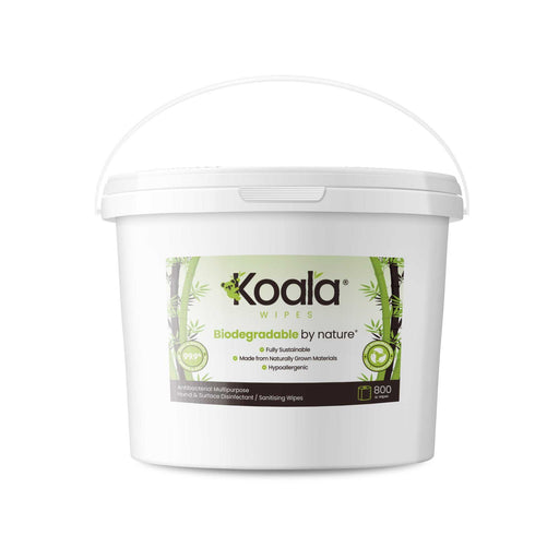 Koala Wipes biodegradable antibacterial multipurpose wet wipes bucket with 800 sheets
