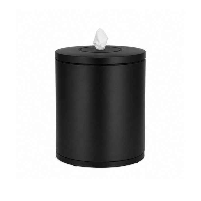 Brushed stainless steel tabletop wipes dispenser with fingerprint-resistant finish and silicone nozzle for smooth single-wipe dispensing.