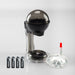 Germstar ONE Hand Sanitiser Dispenser 355ml Black with spearmint refill and mounting accessories