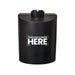 Matt black stainless steel wall-mounted wipes dispenser with customizable logo and sleek powder-coated finish