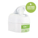 White WIPEPOD® wet wipes dispenser with eco-friendly refill system and customizable branding option