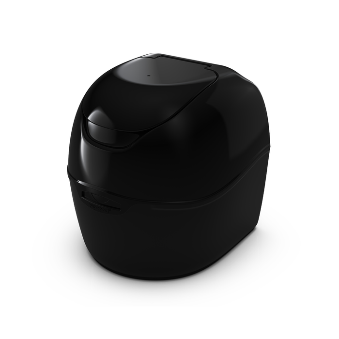 WIPEPOD XL black successful wipes dispenser with airtight seal and large capacity for wet wipes