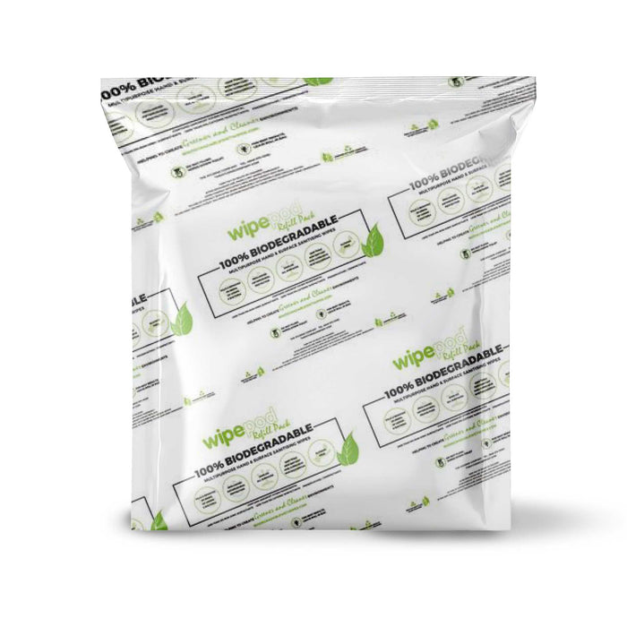 4000-Count Large Antibacterial Wet Wipes (Lemon Scent) - 100% Biodegradable & Recyclable Bulk Pack (4 Rolls) - Grange Europe Ltd - Online Store