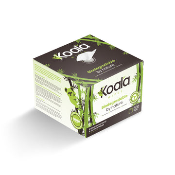 Koala Wipes Roll of 500 wipes with Biodegradable Dispenser