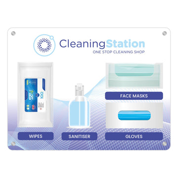 4 in 1 wall-mounted Cleaning Station