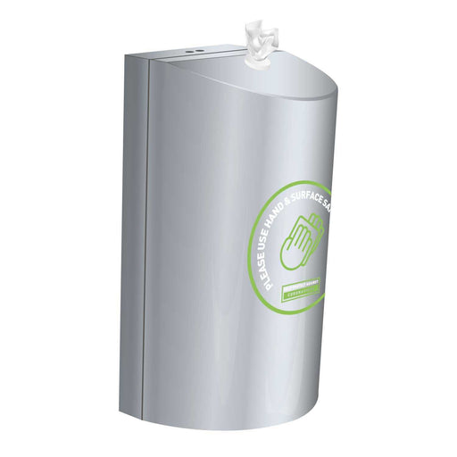 Sleek Matt Black Steel Wet Wipe Dispenser