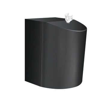 Matt Black Antibacterial Hand & Surface Wet Wipes Polished Stainless Steel Wall mounted Dispenser