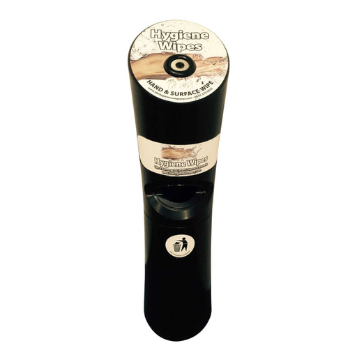 Wet Wipes Station  Black Free standing Antibacterial Wet Wipes Dispenser - Grange Europe Ltd - Online Store