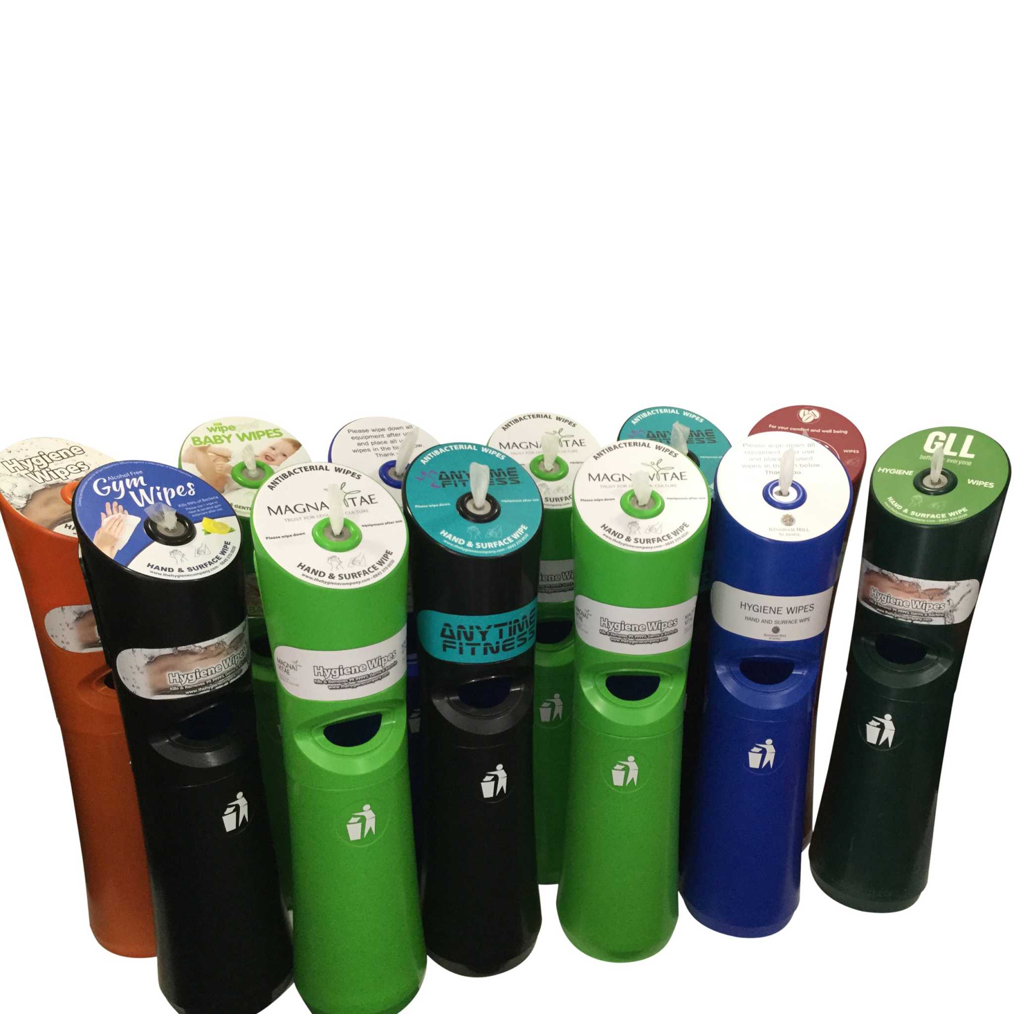 Wet Wipes Station  Black Free standing Antibacterial Wet Wipes Dispenser - Grange Europe Ltd - Online Store