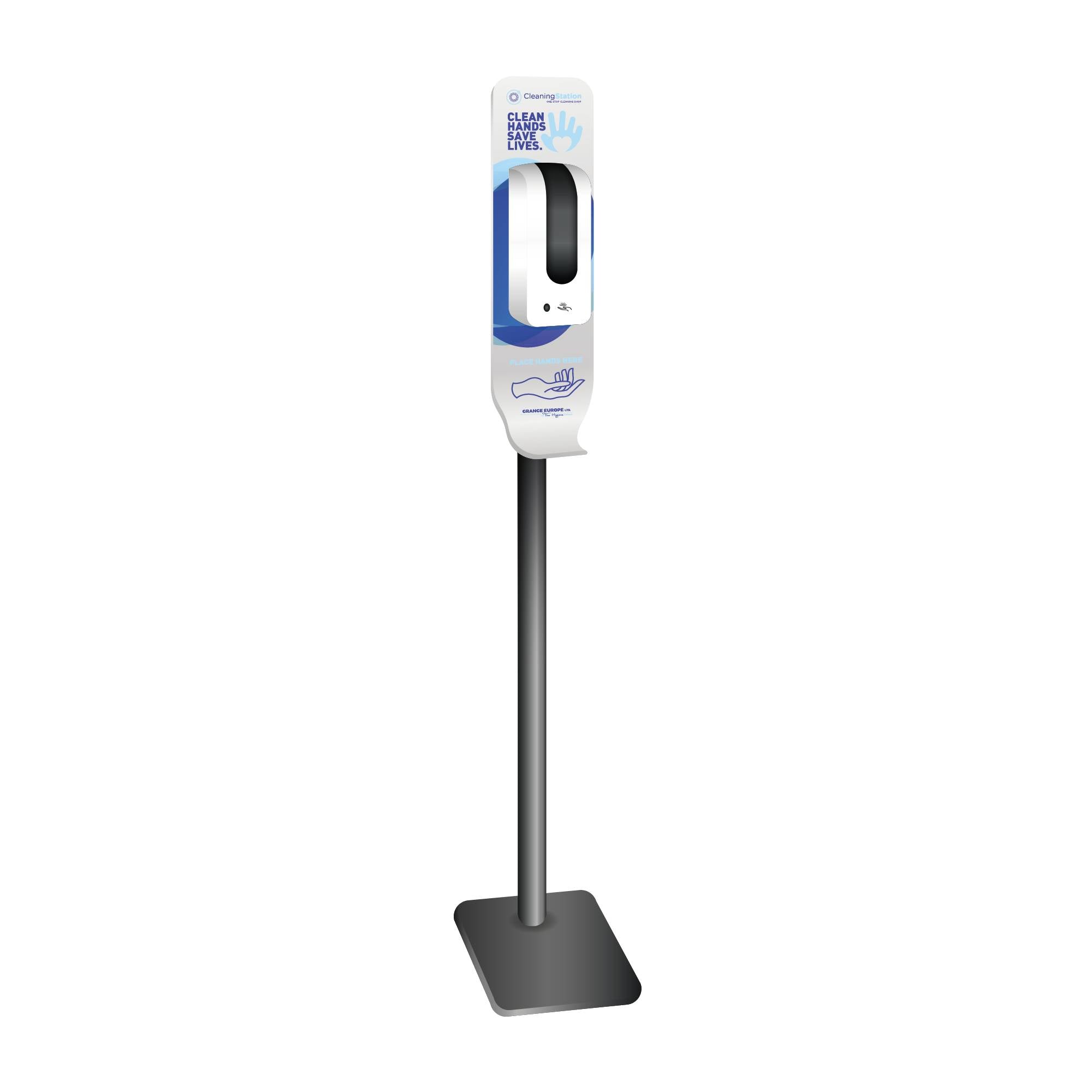 Printed Floor Stand & Automatic Dispenser - Grange Europe Ltd - Online Store