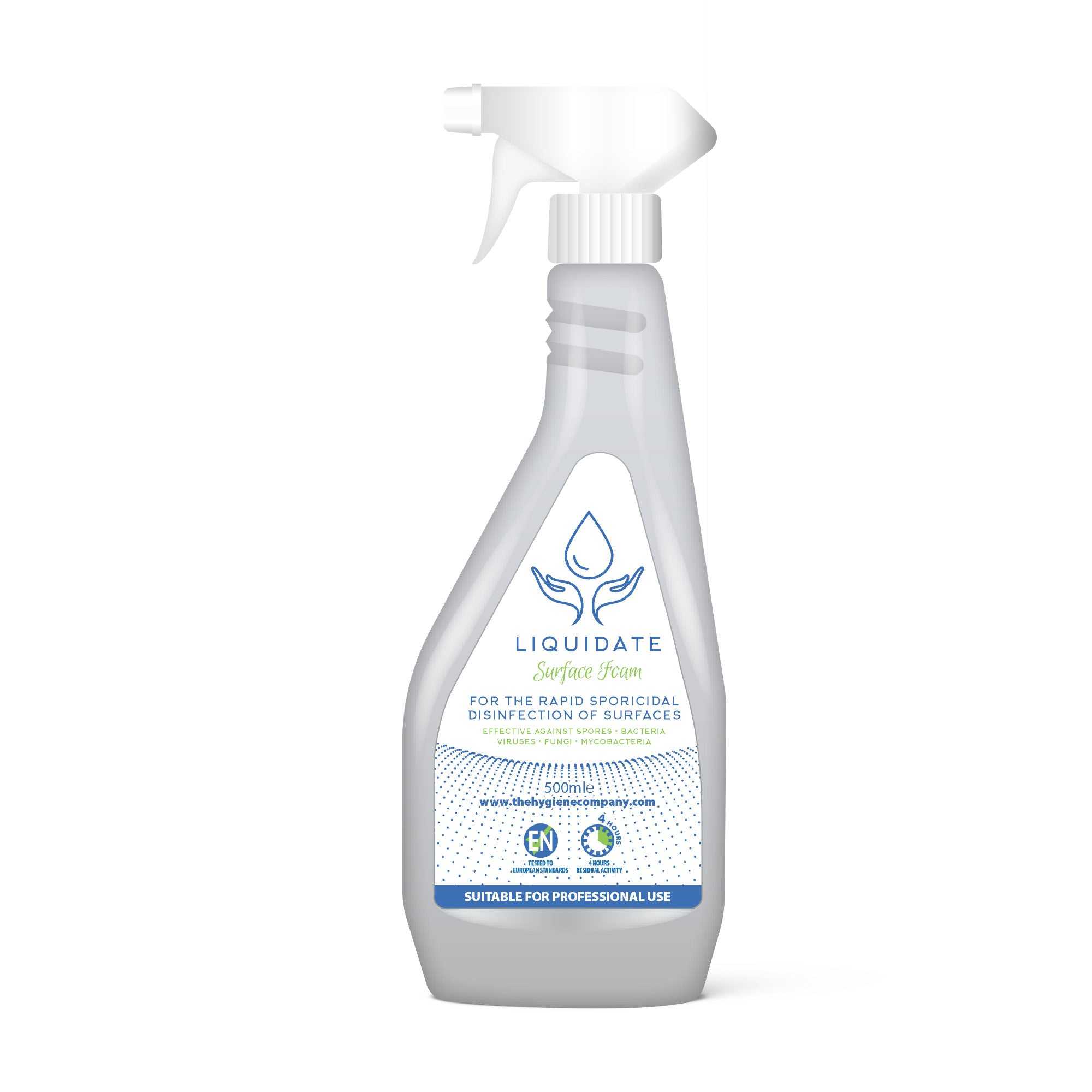 R6 Liquidate Deep Clean antibacterial surface spray 500 ml x 16 bottles per box - Grange Europe Ltd - Online Store