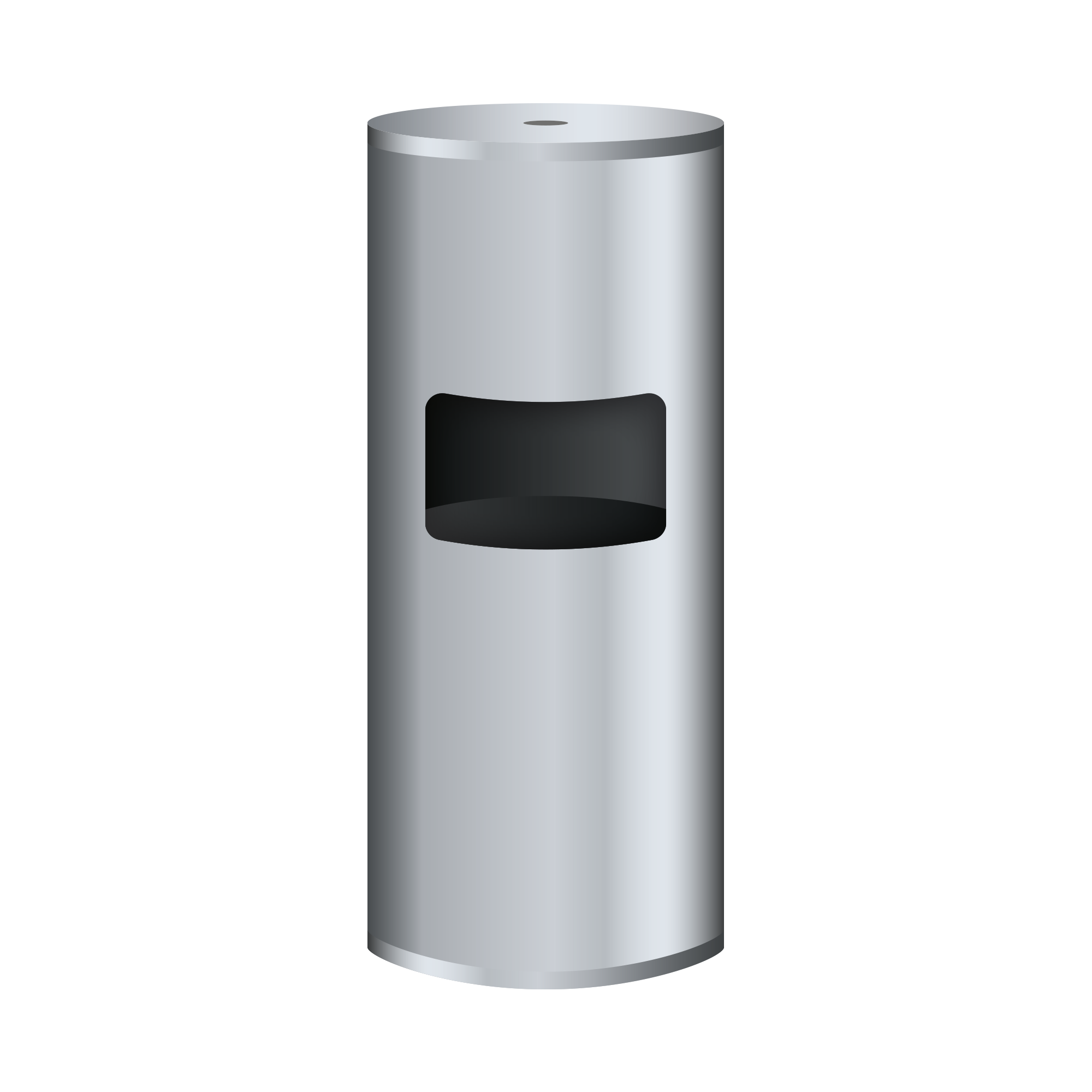 Brushed Stainless Steel Floor Standing Antibacterial Wet Wipes Dispenser with Built-in Waste Bin - Grange Europe Ltd - Online Store