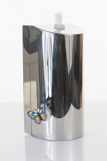 Polished Stainless Steel wall mounted dispenser