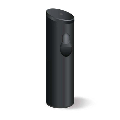 Matt Black Stainless Steel Floor Standing Antibacterial Wet Wipes Dispenser with Built-in Waste Bin and Hand Gel Dispenser - Grange Europe Ltd - Online Store